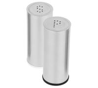 PAMINGONO Spice Pepper Shaker Set for Kitchen and Home Use Stainless Steel and PP 2 Pcs Portable with Precise Control Dosage, Simple and Delicate Appearance Random Color