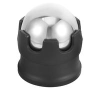 PAMINGONO Stainless Steel Manual Massage Ball for Face and Body Relaxation Hot Roller for Muscle Tension Relief Portable Stress Relief Massager for Neck and Shoulders