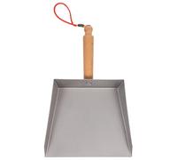 PAMINGONO Stainless Steel Mini Desktop Dustpan Portable Tabletop Cleaning Tool for Home Kitchen Small Dust Pan for Narrow Spaces and Worktop Cleanup Silver