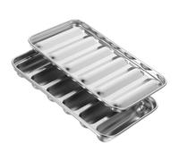 PAMINGONO Stainless Steel Sausage Mold Non-breaking and Smooth Hot Dog Mold for Baking and Steaming Homemade Sausages Kitchen Supplies Random Color