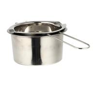 PAMINGONO Stainless Steel Soap Melting Pot Sturdy Silver Melting Container with Handle for Easy Stirring for Homemade Soap and Candle Making