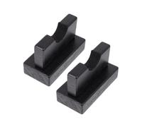 PAMINGONO Sturdy Wooden Baseball Bat Display Stand Suitable for Space-saving Storage Holder 2pcs for Home Black Baseball Bat Holder Rack