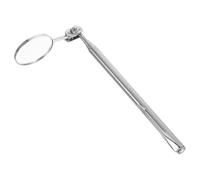 PAMINGONO Telescoping Inspection Mirror Stainless Steel 30mm round Extendable Mirror Tool Telescoping Design for Inspection and Observation