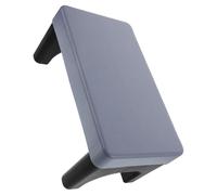 PAMINGONO Thickened Bathroom Step Stool with Blue Rectangular Seat and Black Legs, Toilet Footstool for Potty Training, Under Toilet Squatting Aid for and Adults