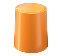 PAMINGONO Thickened Medium Press Trash Can Double Compartment with Lid Modern Compact Waste Basket for Home Bathroom Office Kitchen Living