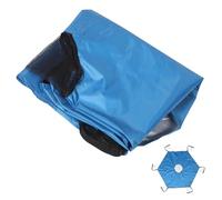 PAMINGONO Trampoline Shade Canopy 5ft Silver-coated Oxford Cloth Sun Protection Cover Tear-resistant Weather Resistant Trampoline Sunshade for Outdoor Seasonal Use