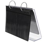 PAMINGONO Transparent Nail Sticker Display Album with Capacity Portable Nail Decal Organizer Storage and Easy Selection