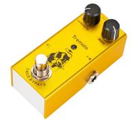 PAMINGONO Tremolo Guitar Effect Pedal with Intensity and Rate Knobs True Bypass Mini Tremolo Pedal for Electric Guitar with Vintage Tube Circuit Simulation Compact and Portable Design