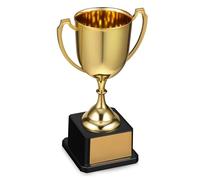 PAMINGONO Trophy Cup with Gold Foil Winner Award for Sports Competitions Party Game Prizes and Classroom Rewards Eye Catching Decorative Trophy for Achievement Recognition