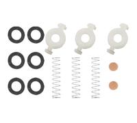 PAMINGONO Trumpet Repair Set Small Size with Black White Felt Pads, Springs and Cork Washers for Trumpet Valve Maintenance and Replacement Parts