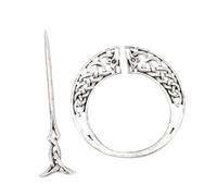PAMINGONO Vintage Viking Knot Hairpin for Women Retro Hair Bun Stick Accessory with Strong Grip Chic Design for Bridesmaids and Everyday Styling