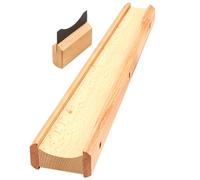 PAMINGONO Violin Fingerboard Tool Kit with Wooden Holder and Scraper Smooth Surface Burr- Professional and Beginner Friendly Versatile for Various Violins