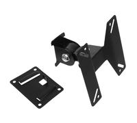 PAMINGONO Wall Mount for Tv and Monitor Thickened Iron Art Tv Stand Bracket with Balanced Swivel Angle Space-saving Black Screen Hanger for Living