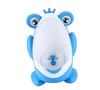 PAMINGONO Wall-Mounted Frog Urinal for Boys Cartoon Potty Training Toilet with Removable Waste Tank Clean Potty Trainer Smooth Surface for Tile Mounting Engaging Aiming Target for Boys