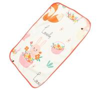 PAMINGONO Washable Reusable Changing Cushion Diaper Cushion Double-Sided Usable Leak-Proof Cotton TPU Compartment Cotton Lining Home Use Lay It on The Bed Infant