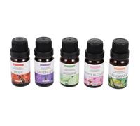 PAMINGONO Water Soluble Aromatherapy Essential Oil 10ml 5pcs Set - Lavender, Cherry Blossom, Osmanthus, Jasmine, Rose - Therapeutic Fragrance Oils for Diffuser, Candle, Bath Bomb,