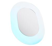 PAMINGONO Waterproof Decorative Oval Acrylic Wall Mirror for Living Room and Bedroom, Multi-functional Makeup Vanity Mirror with Artistic Ambiance and Damage Resistance