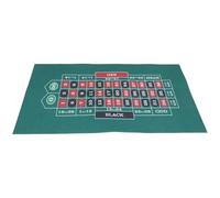 PAMINGONO Waterproof Double Sided Felt Poker Mat Foldable Game Table Top Mat for Family Gatherings and Theme Parties with Sturdy Foldable Design and Green Surface