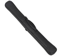 PAMINGONO Waterproof Professional Portable Flute Bag with Thick Sponge Padding Flute Carrying Case for 2 Bamboo Black Protective Storage Organizer for Students and Musicians Random Color