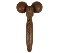 PAMINGONO Wenge Wooden Face Massage Roller Tool for Slimming and Multi-area Massage, Portable Massager to Promote, Suitable for Back and Buttocks, Use Anytime Anywhere