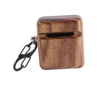 PAMINGONO Wireless Earphone Storage Case Protector Compatible for Airpods Durable Impact Resistant Earphone Cover with Scratch Finish Lightweight Compact Headset Shell Brown