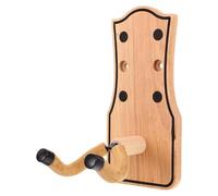PAMINGONO Wooden Guitar Wall Mount Hanger Solid Wood Guitar Holder Hook Acoustic Electric Bass Suitable for Studio Home Use