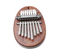 PAMINGONO Wooden Thumb Piano Kalimba 8 Tones Mini Finger Piano Portable Musical Instrument for Boys and Girls and Adults, Solid Wood Compact Kalimba for Travel and Learning