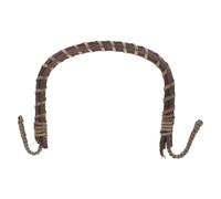 PAMINGONO Woven Rattan Teapot Handle Replacement Part for Ceramic and Porcelain Teapots Comfortable Non-Slip U-Shape Grip, Reliable Brown Kettle Handle Suitable for Home and Tea House Use