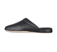 PAMIR Men's Premium Full-Grain Leather Backless Slippers | Goatskin lining, Silent soft suede sole, Hand-turned, Full-grain leather upper, Memory foam, Executive work from home