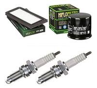 Pamoto Air Filter Oil Filter Spark Plug AN 650 Z Burgman Executive ABS 2013-2017 Service Kit