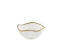 Pampa Bay Golden Salerno Porcelain Large Salad Bowl