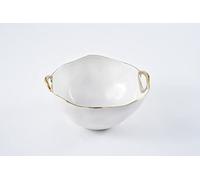 Pampa Bay Large Bowl with Golden Handles