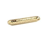 Pampa Bay Monaco Titanium-Plated Porcelain Cracker Tray, Gold