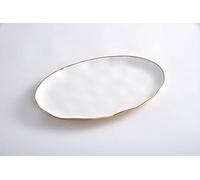 Pampa Bay Moonlight Oval Platter, Porcelain, 16" x 10.75" x 1"