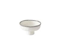 Pampa Bay Small Footed Bowl, Salerno, Kitchen, Gift, 6 x 3.25 Inch, CER2848W