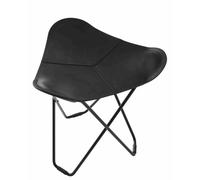 Pampa Flying Goose stool Cuero Black - Leather Black - 7340172614227