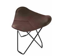 Pampa Flying Goose stool Cuero Black - Leather Chocolate - 7340172614371