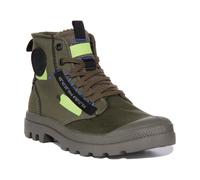 Palladium Pampa Hi Unisex Lace Up Vegan Ankle Boot In Blue Black Size UK 4 - 12