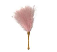 Pampas Grass Large 55CM 10PCS Fluffy Pampas Grass Decor Flower Fake Plant Reed Simulated Wedding Party Home Decoration Artificial Flowers(Pink)