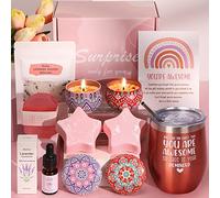 Pamper Gifts for Women, Birthday Pamper Hamper for Her Self Care Gift Set Mum Care Package Women Birthday Presents Relaxation Bath Set Mother Pamper Kit Spa Gift Ladies Get Well Soon Gifts