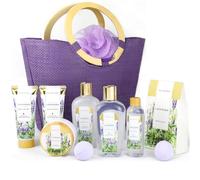 Pamper Gifts for Women-Spa Luxetique Spa Gift Set 10pcs Lavender Relaxing Bath Set with Bubble Bath, Body Lotion, Hand Cream, Mothers Day Gifts Mum Birthday Gifts Valentine's Christmas Gifts