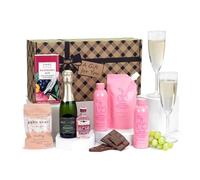 Pamper Hamper Gift Set - Prosecco, Pink Gin, Bath Treats & Chocolate (Standard Box)