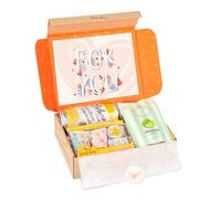 Pamper Hamper postal - Non Alcoholic Giftset - Self Care Package - Relaxation Gift - Birthday Gift - Thank You Gifts - Gifts For Her - Prosecco Gummies - G&T Mocktail - Vintage Pamper Set