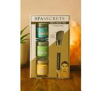 Pamper Mud Mask Trio Gift Set - At-Home Spa Facial Kit with Three Masks and Applicator, Great Beauty Gift for Any Occasion-G63 (Mix & Mask Trio Facial Set)