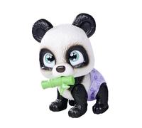 Pamper Petz Panda Cute Animal Baby with Drinking and Wet Function, Nappy with Colour Change Function, Magic Paw, Three Surprises, 15 cm, from 3 Years