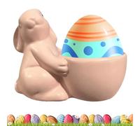 Pampered Egg Cups, Cute Kitchen Utensils, 3.15 x 2.36 Inch Large Boiled Egg Cup with Stand, Table Egg Cup, Ring Holder with Rings and Necklaces, Kitchen Storage for Dorm and
