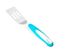 Pampered Mini Chef Serving Spatula Turner For Flipping Small Icing Metal Grill Pancakes Pie Cookies Or Barbecue Etc Spatulas Tasty Kitchenware (Blue, A)