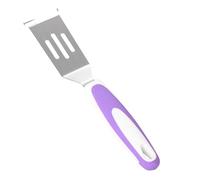 Pampered Mini Chef Serving Spatula Turner For Flipping Small Icing Metal Grill Pancakes Pie Cookies Or Barbecue Etc Spatulas Tasty (Purple, A)