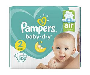 Pampers 81663639 Baby-Dry Pants Nappies, White