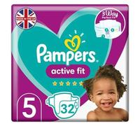 Pampers Active Fit Essential Pack Size 5 for 11-16 kg, 32 Nappies, 300 g